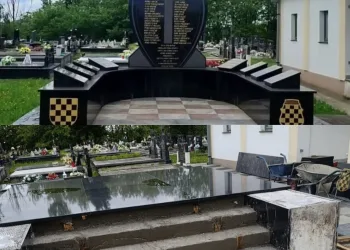 Grad Derventa devastirao je spomenik Hrvatima kojeg je platio otac Vedrana Ćorluke