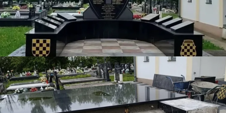 Grad Derventa devastirao je spomenik Hrvatima kojeg je platio otac Vedrana Ćorluke