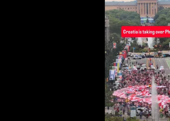 VIDEO Preuzeli grad: U Philadelphiji traje kockasto ludilo… Navijači naišli na svadbu i priredili urnebes…