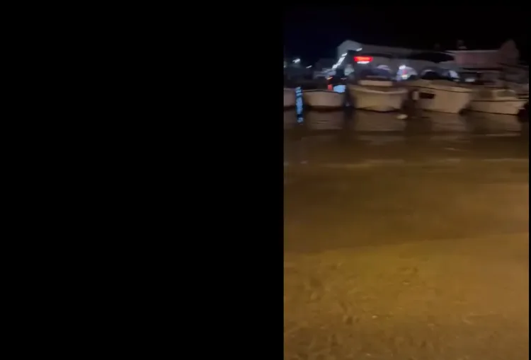 VIDEO Meteotsunami pogodio Hvar: More poplavilo staru jezgru Staroga Grada i nasukalo brodice