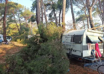 FOTO Pijavica poharala kampove na Lošinju: Dvoje ozlijeđenih helikopterom prevezeno u KBC Rijeka