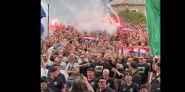 VIDEO SNV javio da su udruge koje obilato plaća Hrvatska kazneno prijavile navijače i Skeju zbog pjesama u Kninu