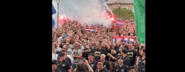 VIDEO SNV javio da su udruge koje obilato plaća Hrvatska kazneno prijavile navijače i Skeju zbog pjesama u Kninu