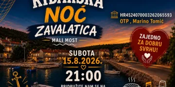 Ribarska noć u Zavalatici za Marina Tomića: Korčulani se okupljaju u humanitarnoj akciji