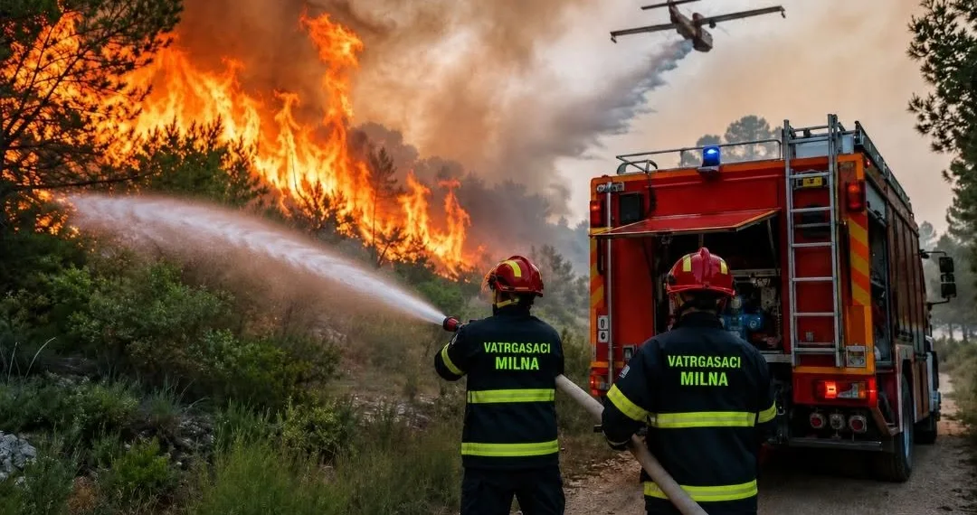 Poljakinja opuškom zapalila požar na Braču