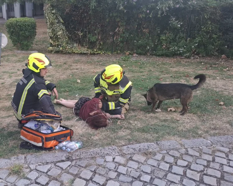 Drama u požaru u Stenjevcu: Vlasnica u dimu pronađena bez svijesti. Pas je cijelo vrijeme bio uz nju…