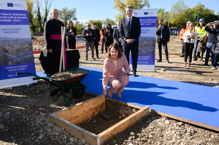 VIDEO Položen kamen temeljac Nacionalne dječje bolnice u Blatu: Projekt vrijedan 237.5 milijuna eura ulazi u novu fazu
